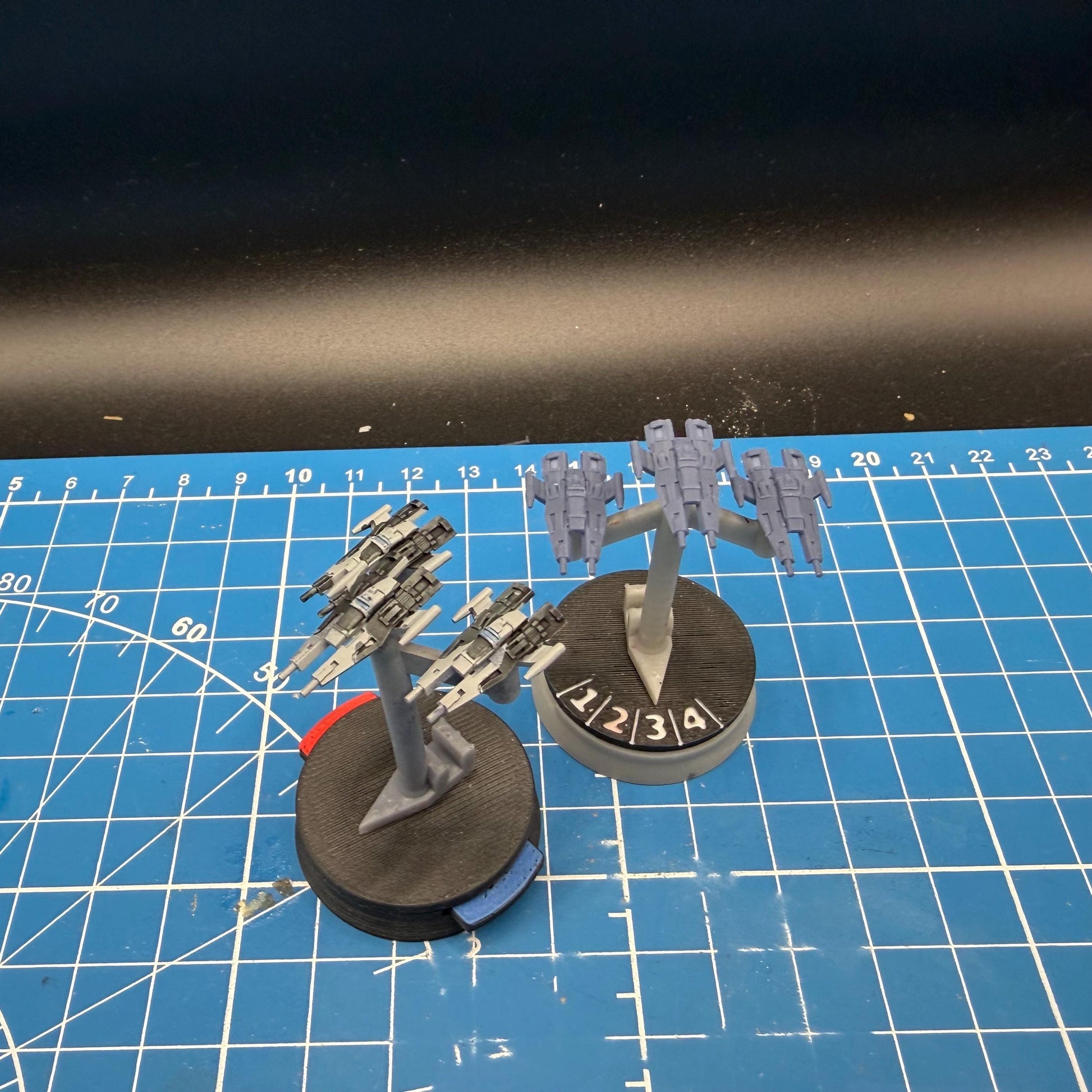 Human Alliance Trident fighter Squadron(6): Halo Armada Miniatures (18mm)