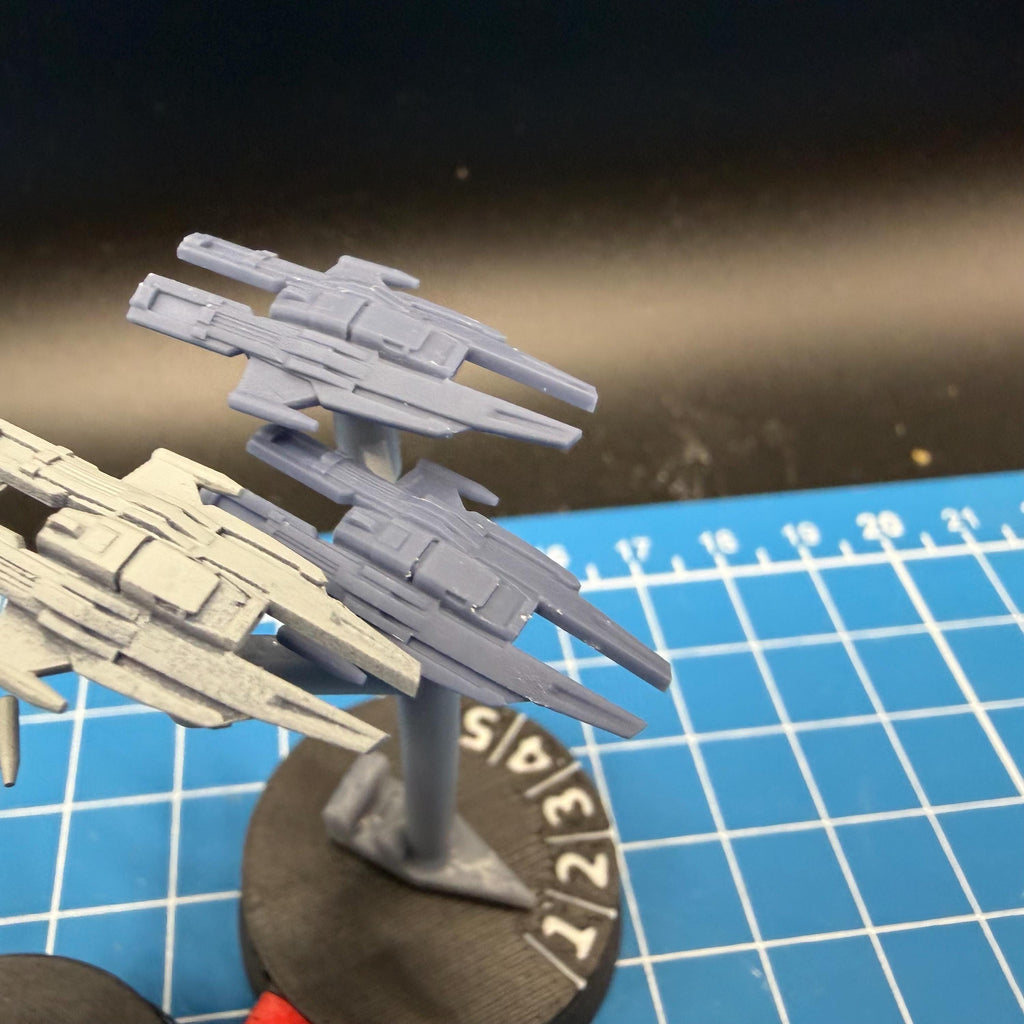 Human Alliance Mjolnir Bomber Squadron(6): Armada Nexus Miniatures (18mm)