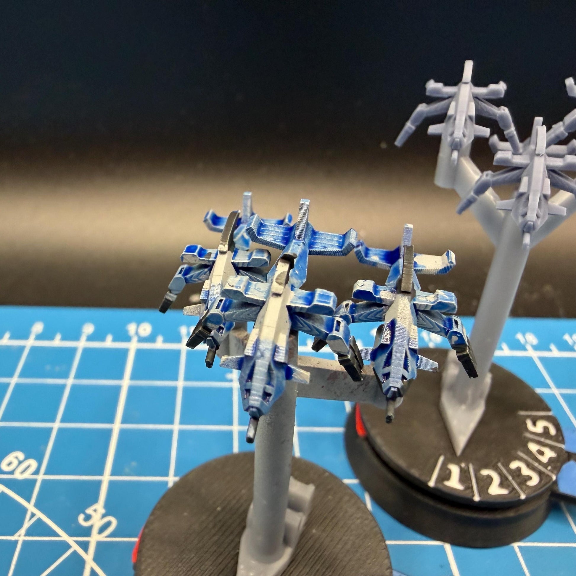 Human Alliance Mantis Bomber Squadron(6): Armada Nexus Miniatures (18mm)