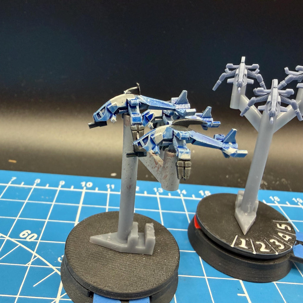 Human Alliance Mantis Bomber Squadron(6): Armada Nexus Miniatures (18mm)