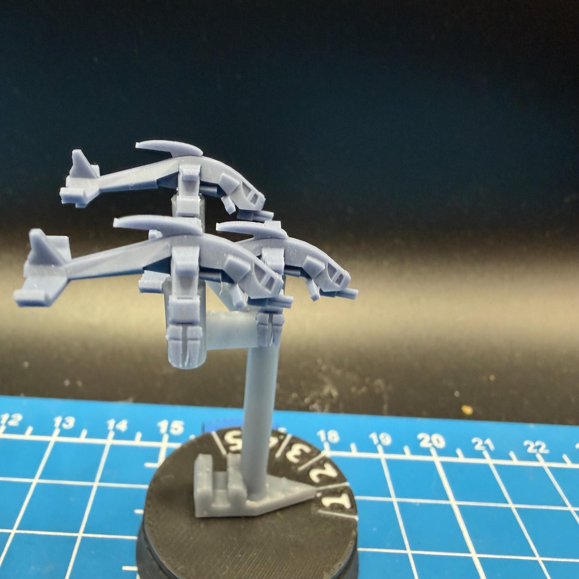 Human Alliance Mantis Bomber Squadron(6): Armada Nexus Miniatures (18mm)