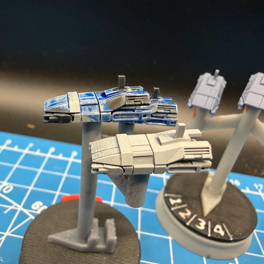 Human Alliance Kodiak Assault Shuttle Squadron(6): Armada Nexus Miniatures (18mm)