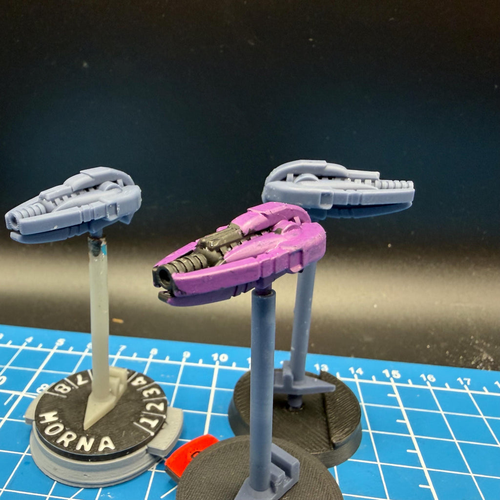 Covenant Tick Boarding Craft Squadron (3) Halo Armada Homebrew miniatures games 38mm