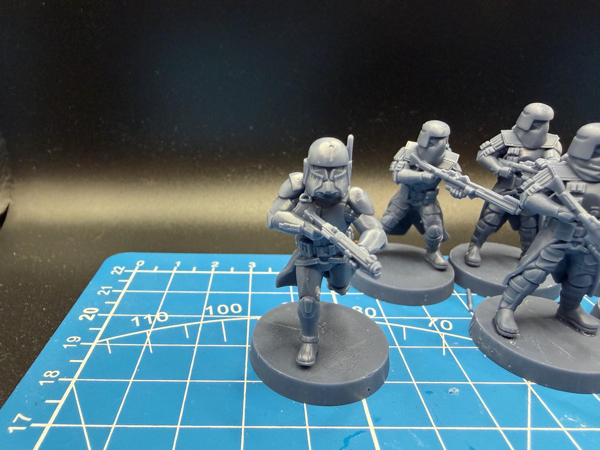 Republic Union Extraction Troopers, Galactic Marines (9) for Star Wars Legion proxies, Grimdark Future scale games 35mm
