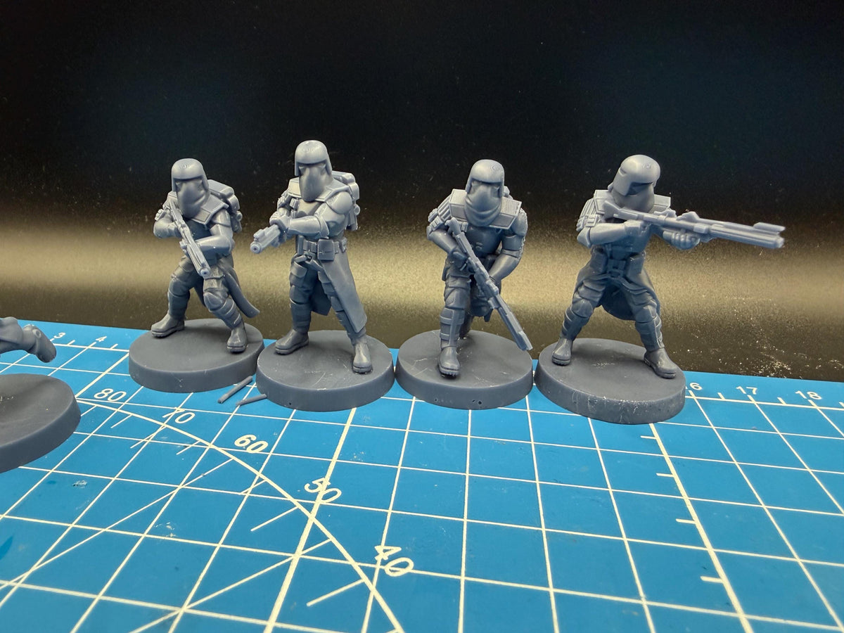 Republic Union Extraction Troopers, Galactic Marines (9) for Star Wars Legion proxies, Grimdark Future scale games 35mm