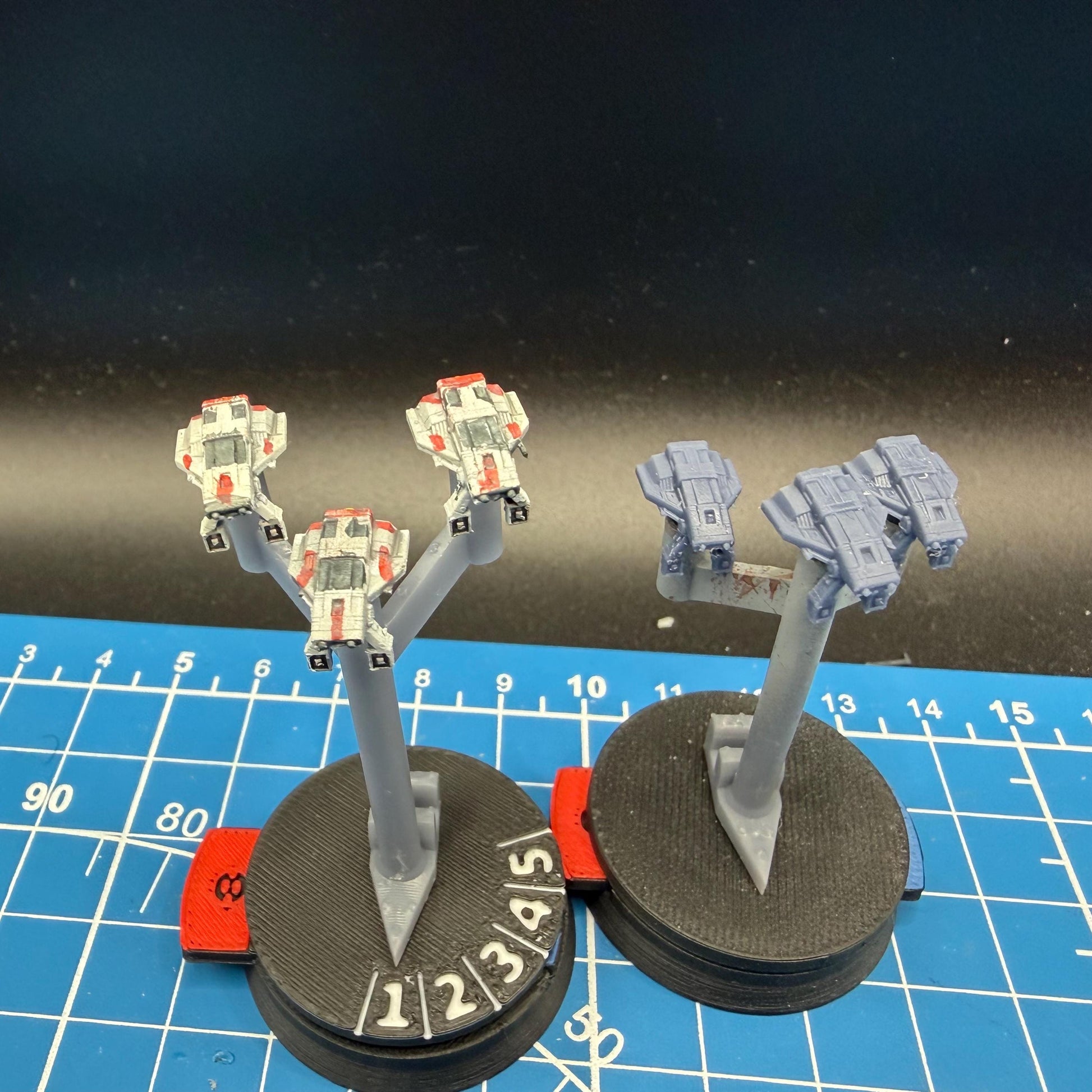 New Republic Defender starfighter Squadron (6) for Star Wars Armada scale games