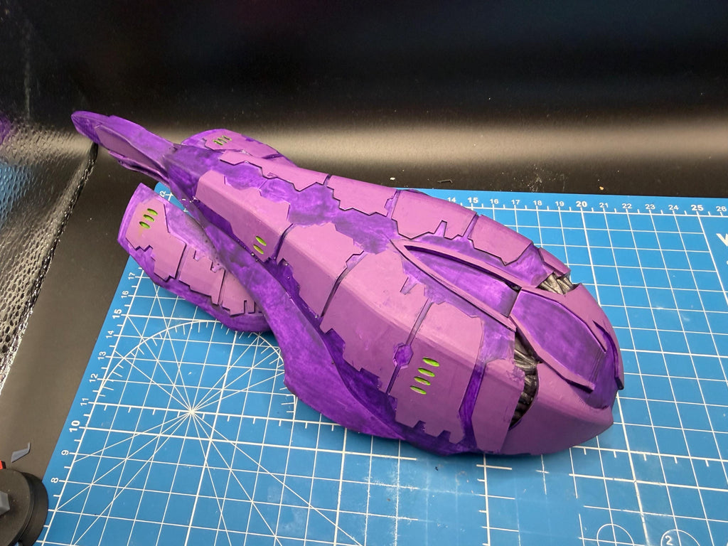 Covenant Rwaru-pattern Carrack Merchant Cruiser for Halo Armada 246mm