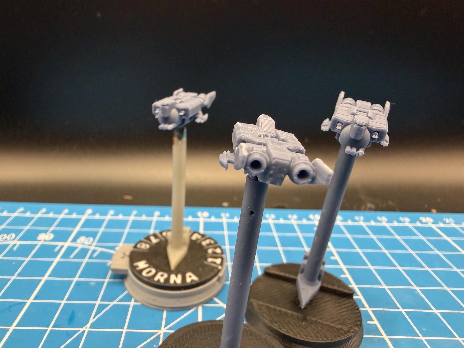 Rogue YV-929 Armed Freighter Irregular Starfighter pack(3) for Star wars armada scale games