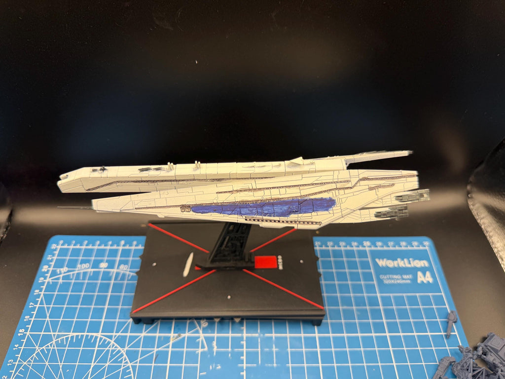 Human Alliance Kilimanjaro Dreadnought for Star Wars Armada scale games (200mm)