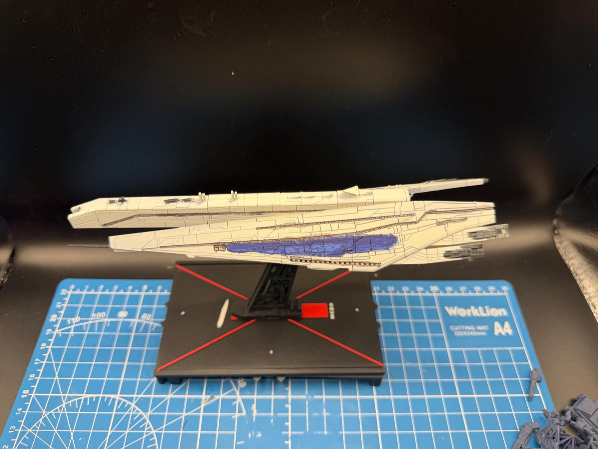 Human Alliance Kilimanjaro Dreadnought for Star Wars Armada scale games (200mm)