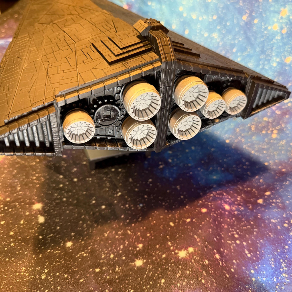 Dark Empire Eclipse 2 class Super Star Destroyer for Star wars armada scale games 600mm