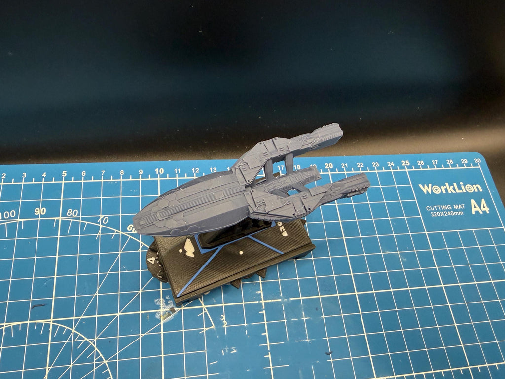 Colonial Defender gunstar for starship miniatures games 100mm