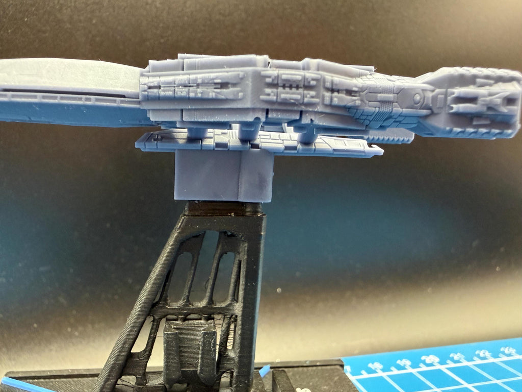 Colonial Defender gunstar for starship miniatures games 100mm