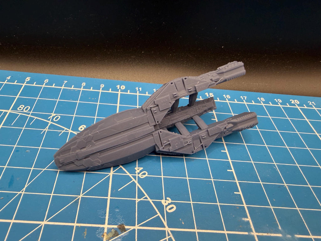 Colonial Defender gunstar for starship miniatures games 100mm