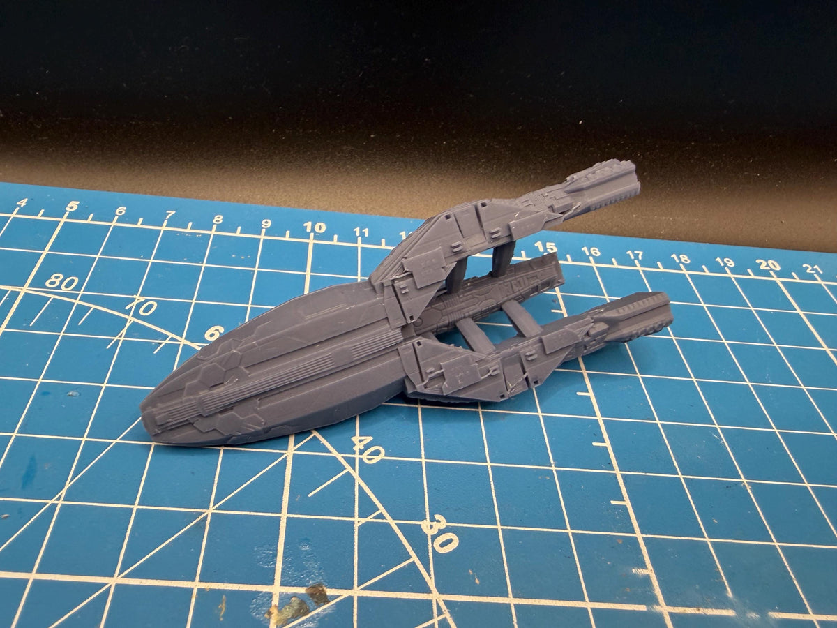 Colonial Defender gunstar for starship miniatures games 100mm