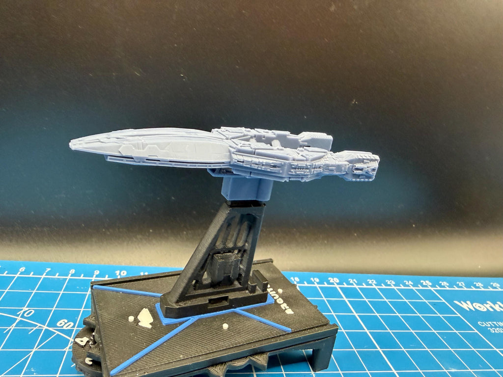 Colonial Defender gunstar for starship miniatures games 100mm