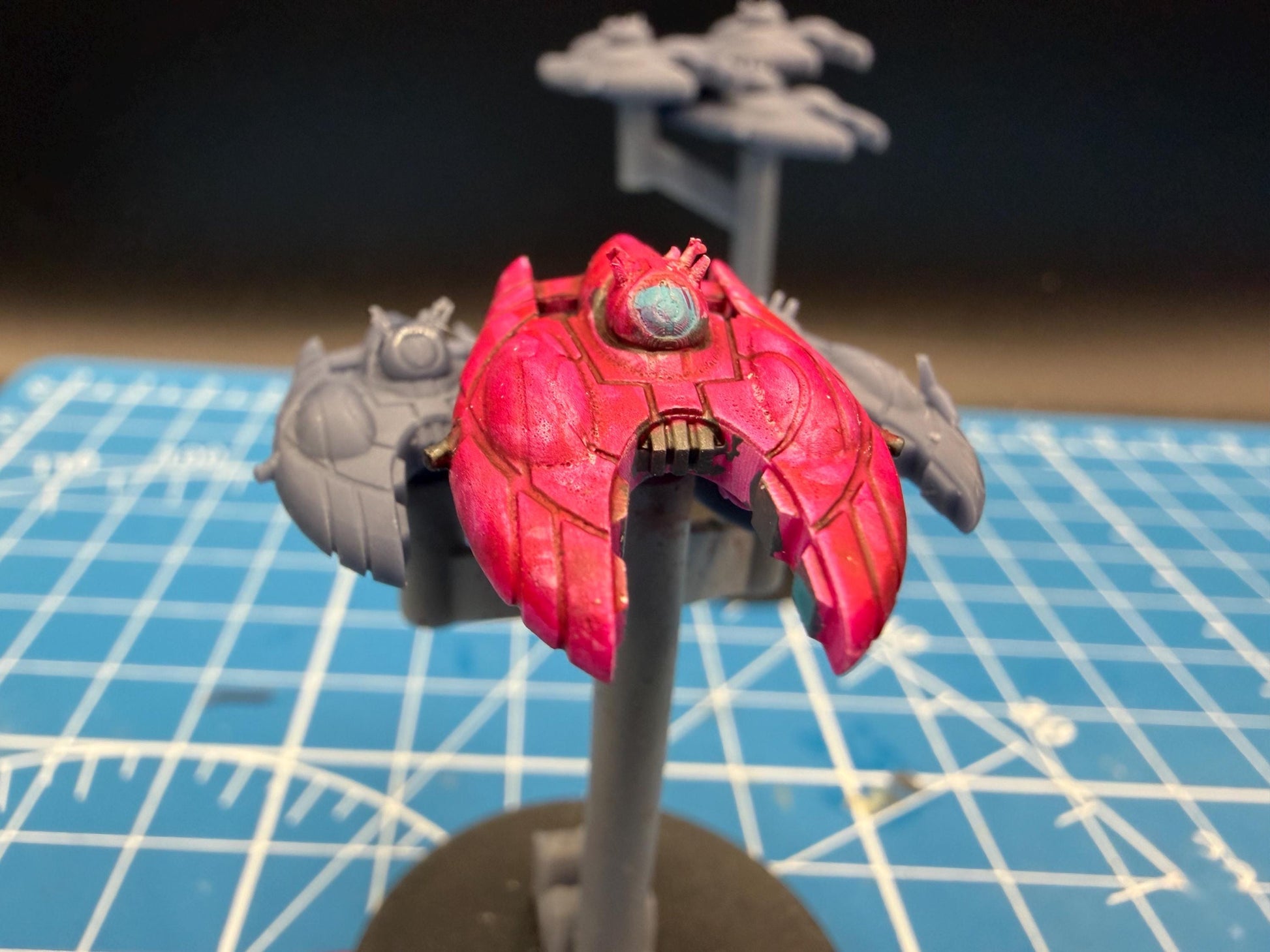 Covenant Vampireclass fighter squadron (6) Halo Armada Homebrew or other miniatures games 22mm