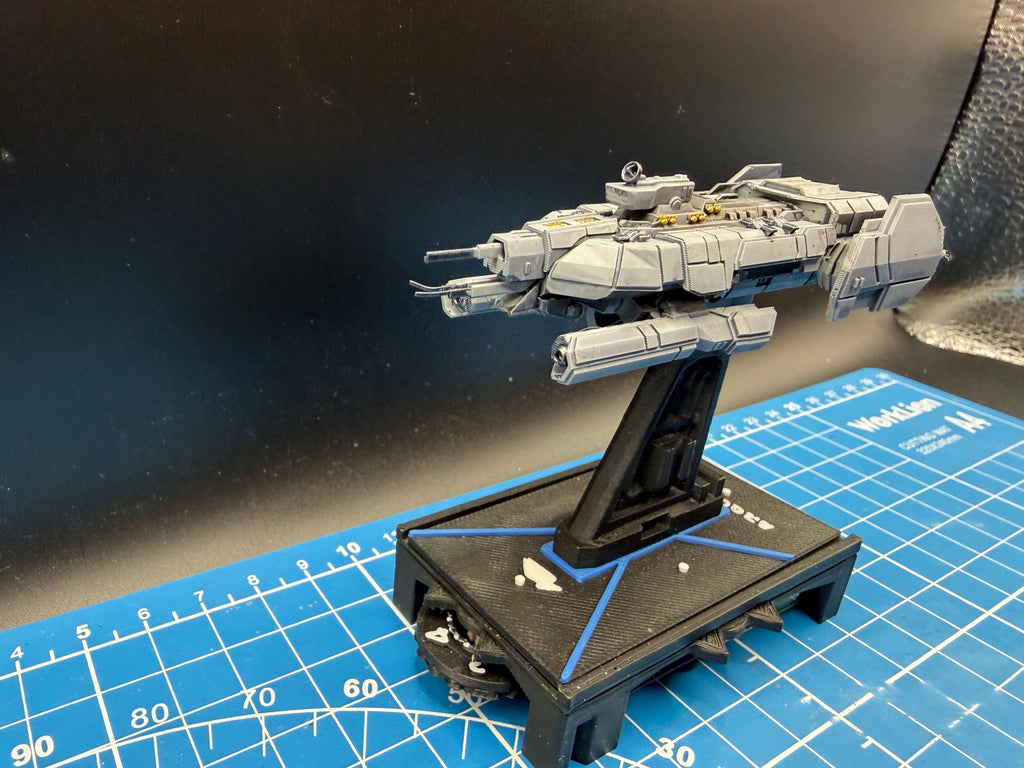 UNSC Diligence-class Heavy Destroyer Miniature (93mm) for Halo Armada Homebrew
