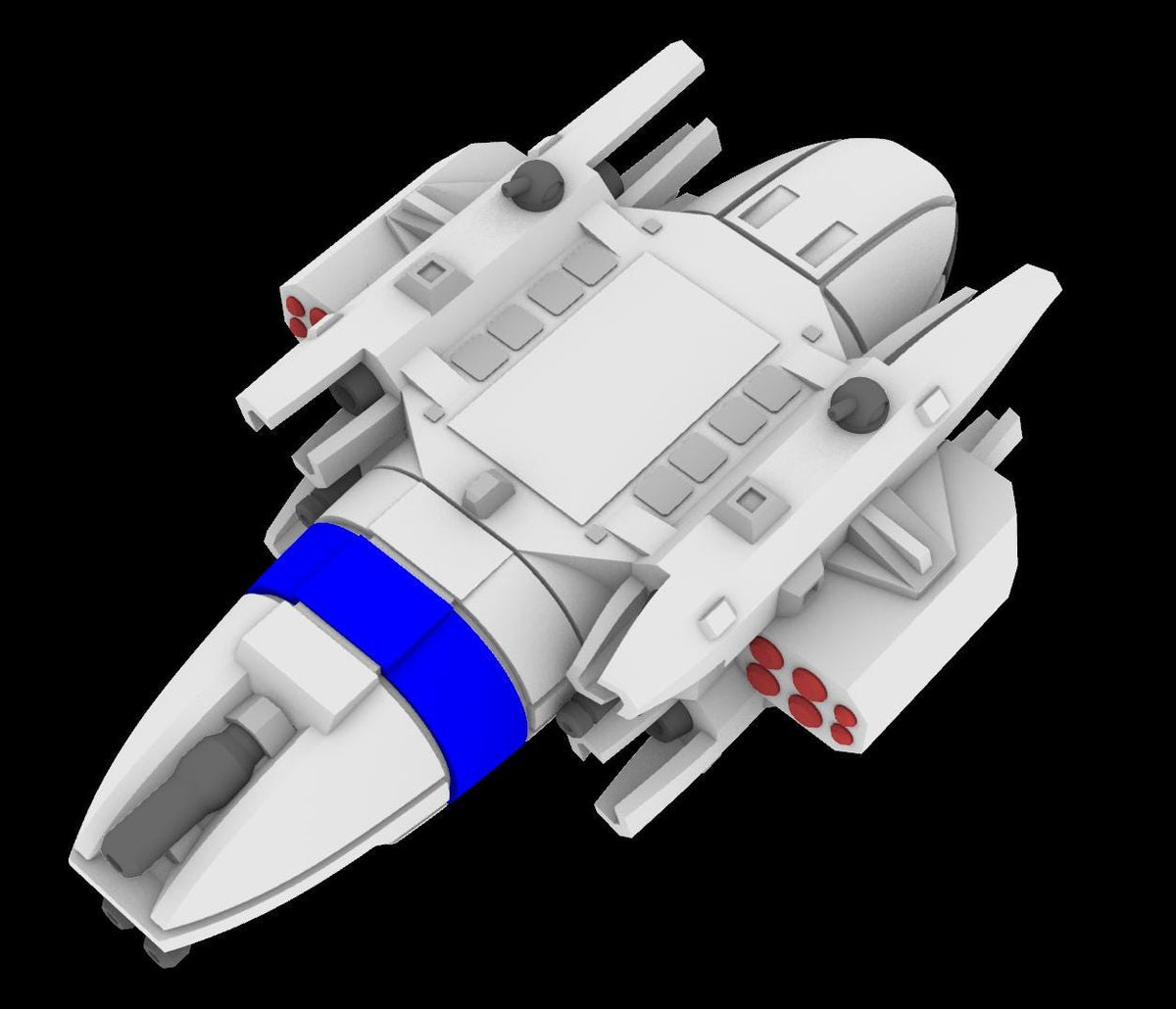 Babylon 5 Earthforce Monsoon Gunboat for miniatures games 66mm