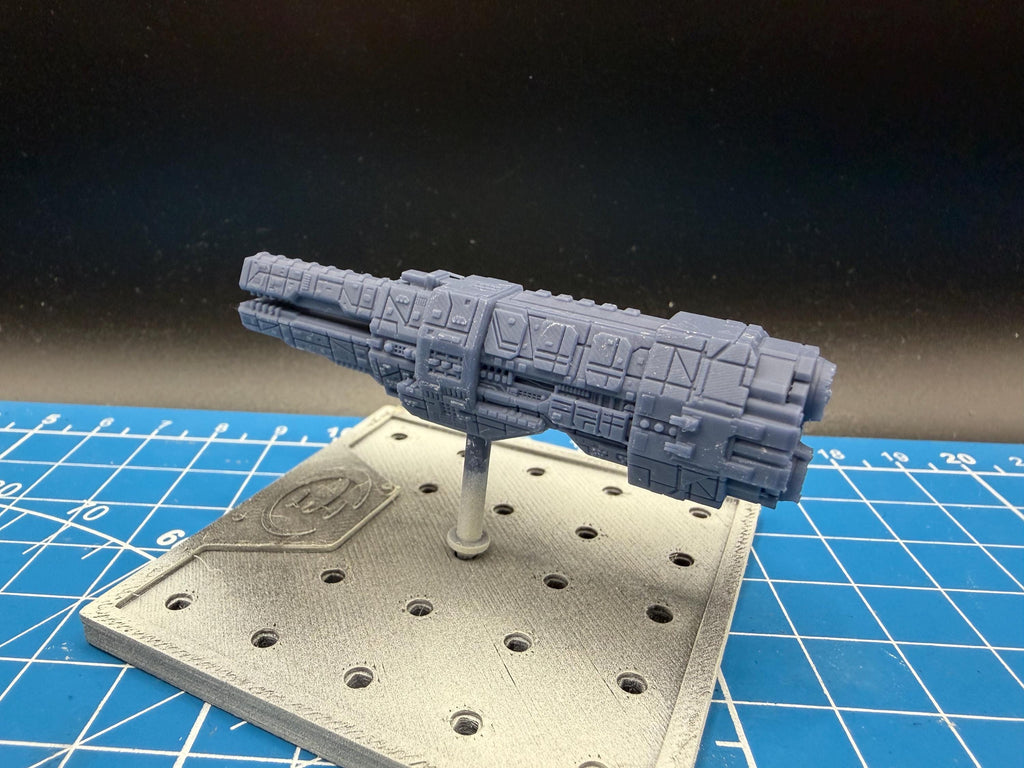 Halo Fleet Battles Proxy UNSC Artemis Battlecruiser Upgrade set for epic scale space games