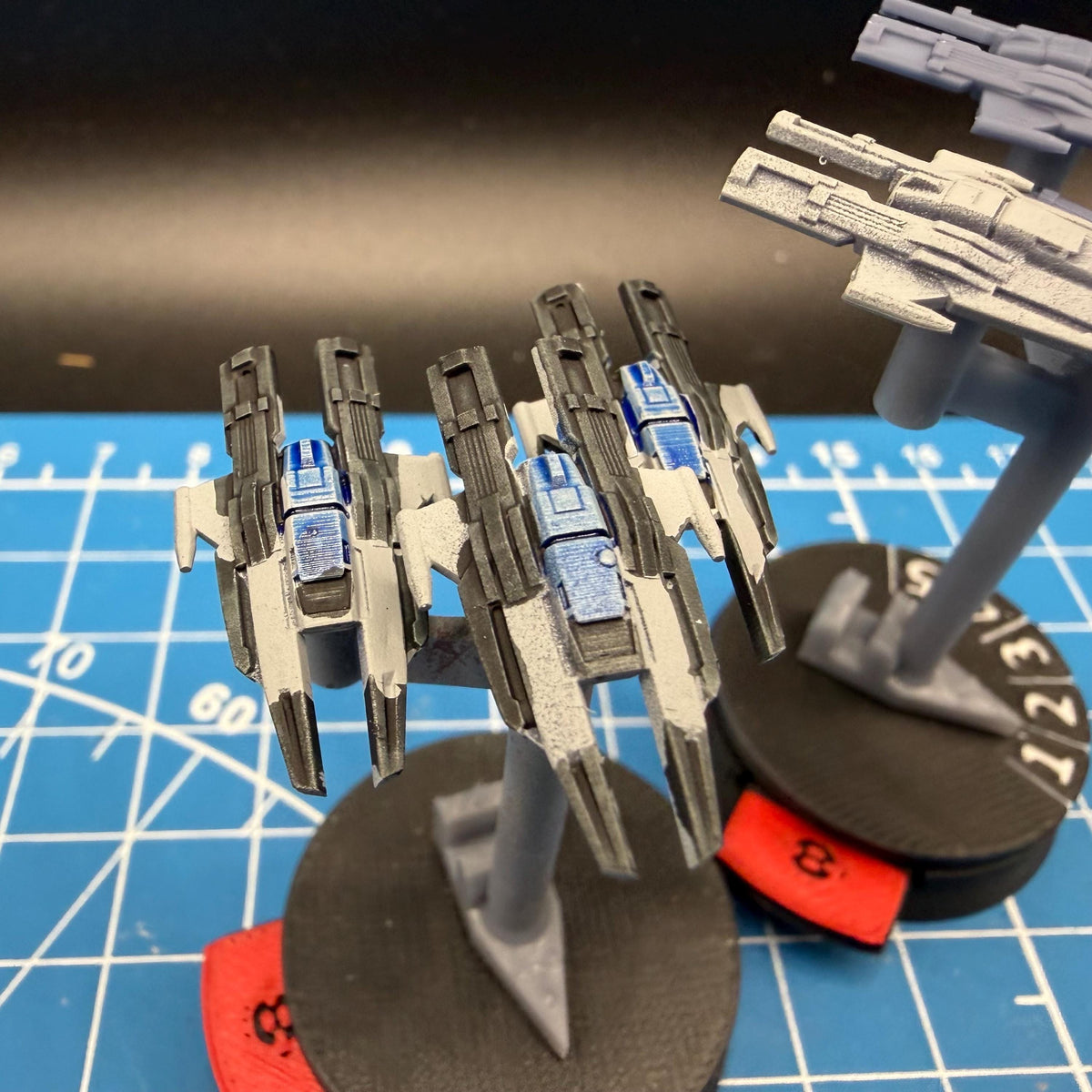 Human Alliance Mjolnir Bomber Squadron(6): Armada Nexus Miniatures (18mm)