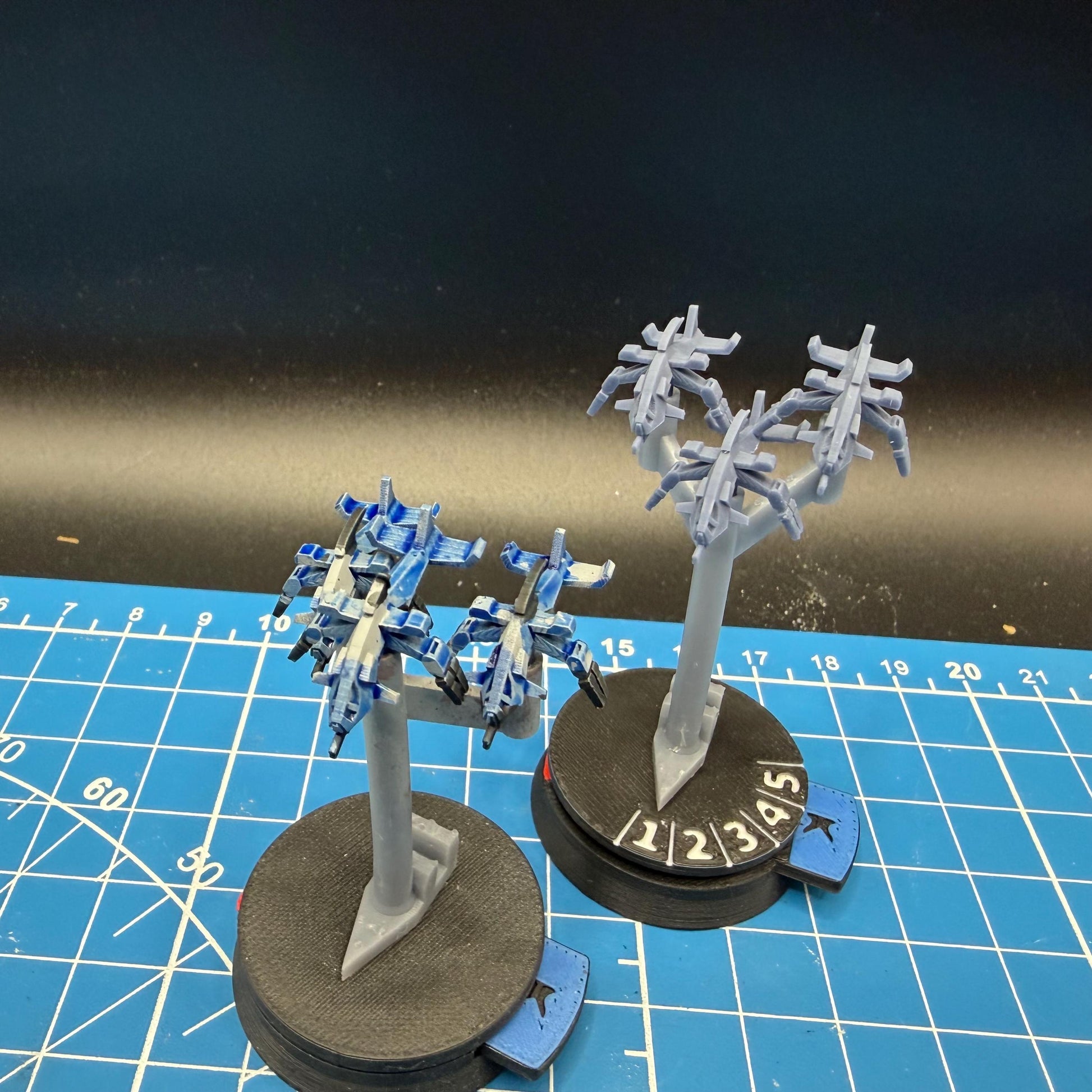 Human Alliance Mantis Bomber Squadron(6): Armada Nexus Miniatures (18mm)