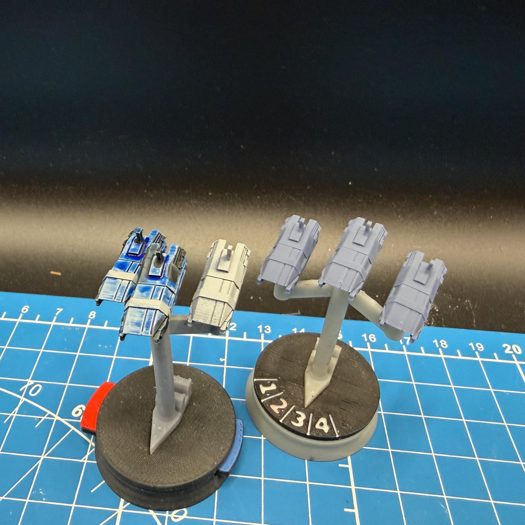 Human Alliance Kodiak Assault Shuttle Squadron(6): Armada Nexus Miniatures (18mm)