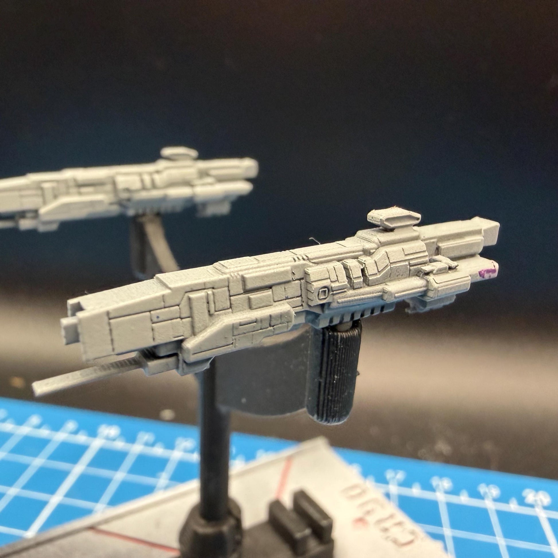 UNSC Gladius class Heavy Corvette Miniature (39mm) for Halo Armada Homebrew