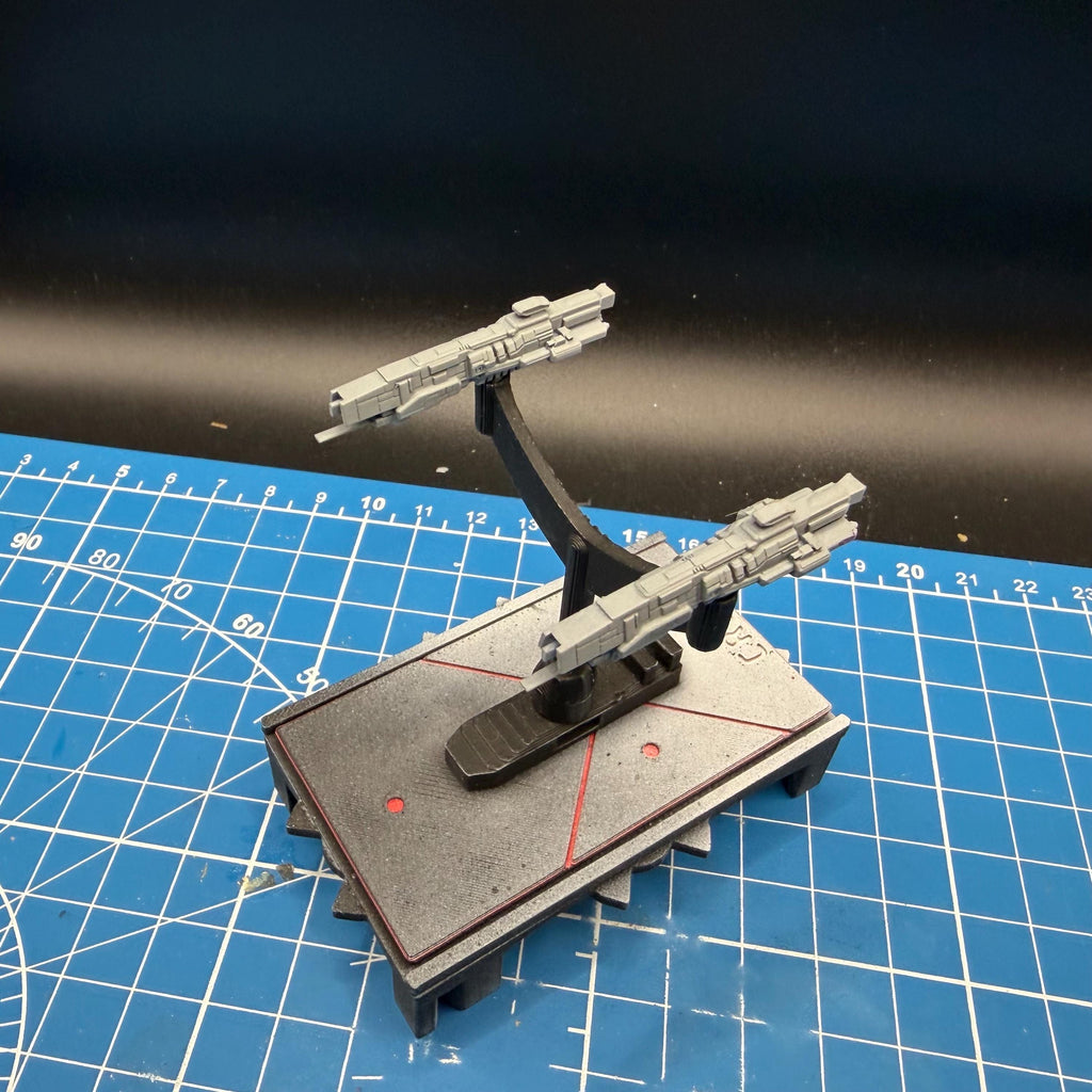 UNSC Gladius class Heavy Corvette Miniature (39mm) for Halo Armada Homebrew