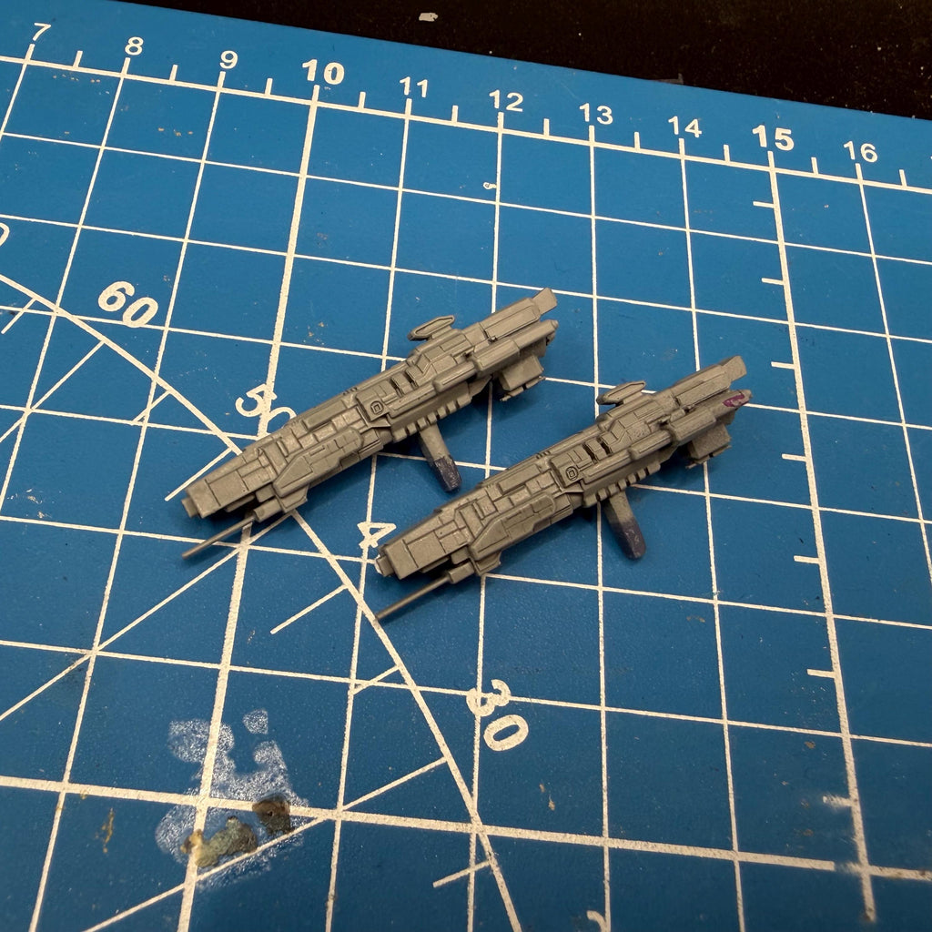 UNSC Gladius class Heavy Corvette Miniature (39mm) for Halo Armada Homebrew