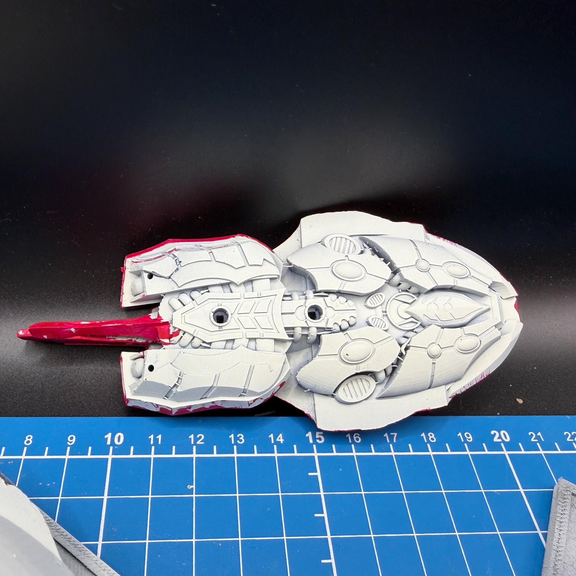 Halo Fleet Battles Proxy Covenant Carrack Merchant Cruiser Upgrade set for epic scale space games