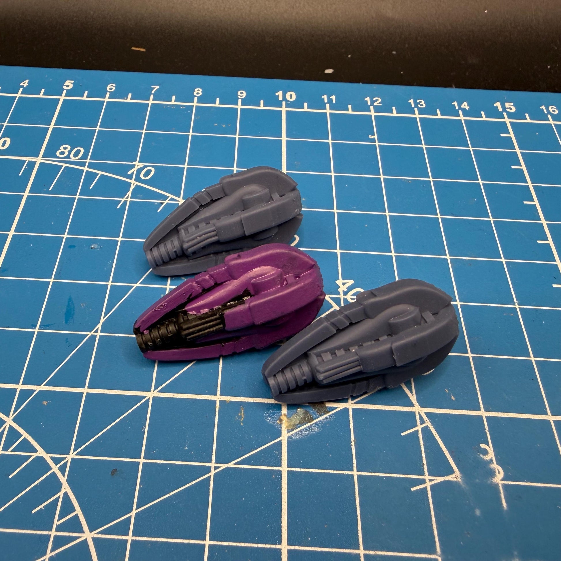Covenant Tick Boarding Craft Squadron (3) Halo Armada Homebrew miniatures games 38mm