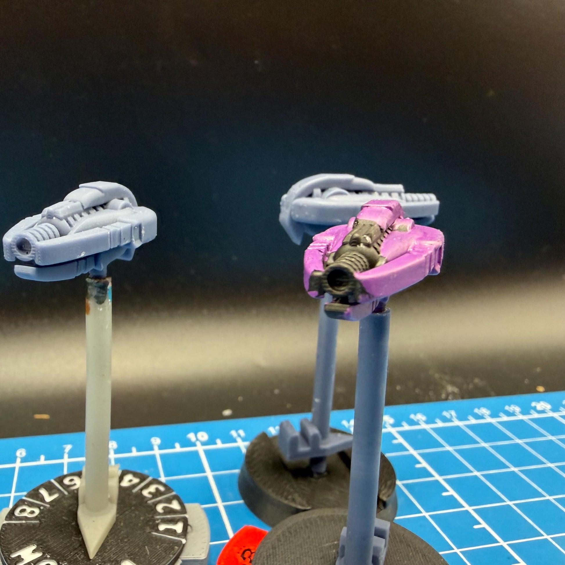 Covenant Tick Boarding Craft Squadron (3) Halo Armada Homebrew miniatures games 38mm
