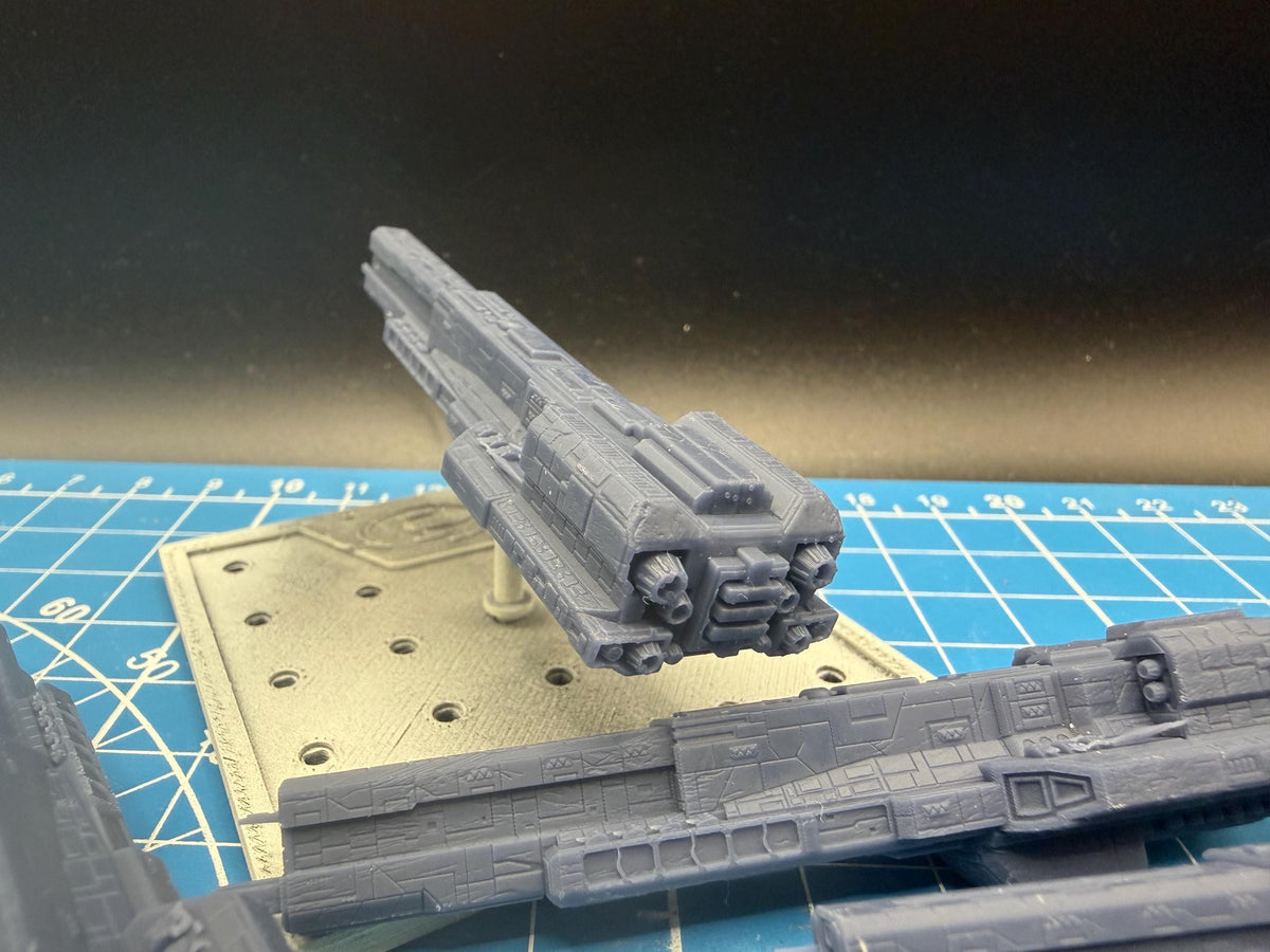 Halo Fleet Battles Proxy UNSC Eion Light Carrier Upgrade set for epic scale space games