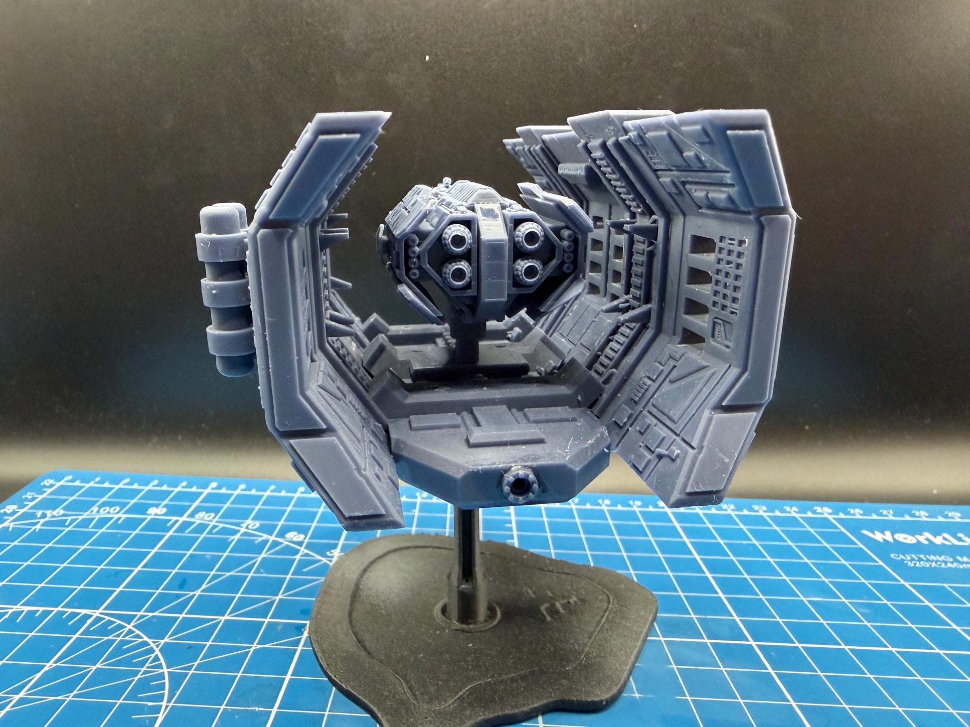 UNSC Cruiser Shipyard Station for Star Wars Armada scale games 115mm