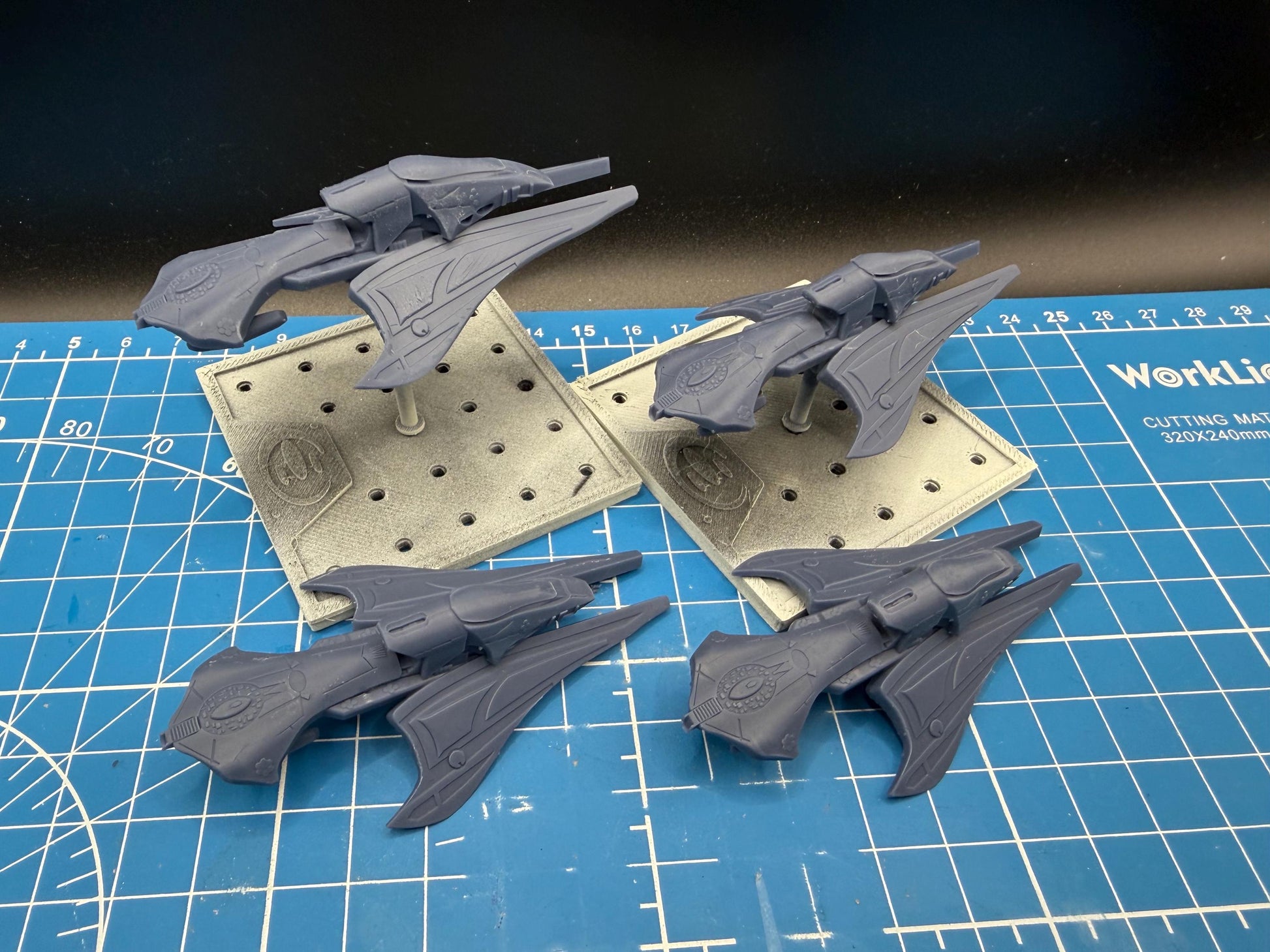 Halo Fleet Battles Covenant WIK light Destoryer Upgrade set for epic scale space games
