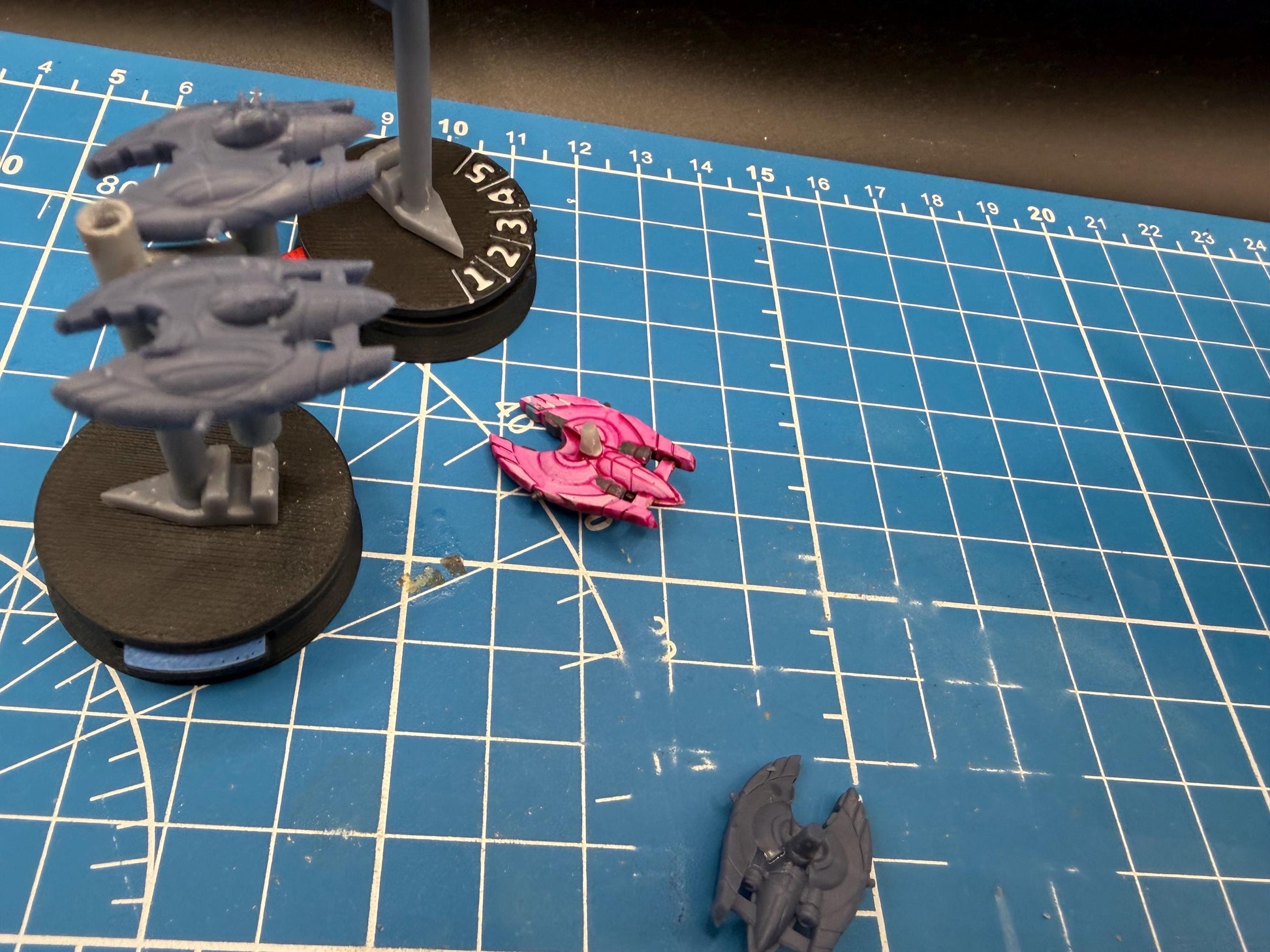 Covenant Vampireclass fighter squadron (6) Halo Armada Homebrew or other miniatures games 22mm