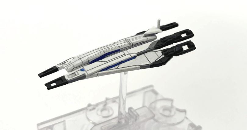 Human Alliance Marathon Frigate for Star Wars Armada scale games