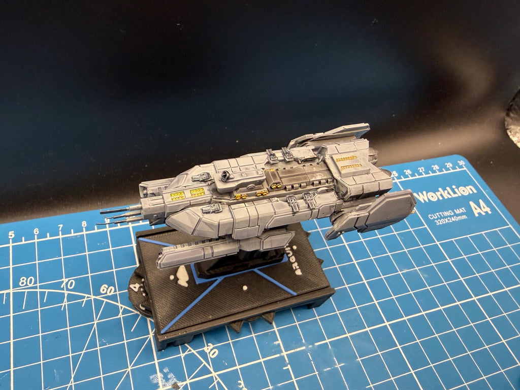 UNSC Diligence-class Heavy Destroyer Miniature (93mm) for Halo Armada Homebrew