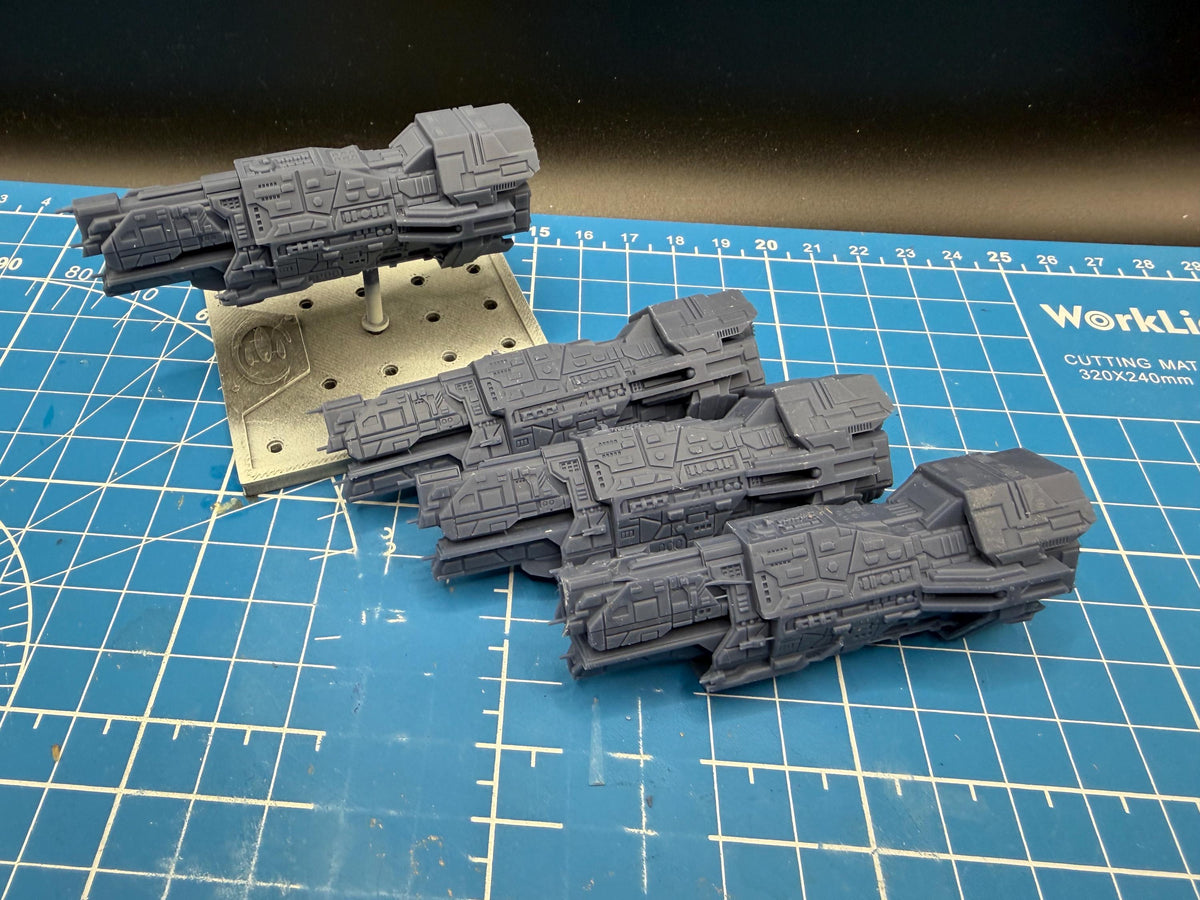 Halo Fleet Battles Proxy UNSC Valiant Upgrade set for epic scale space games