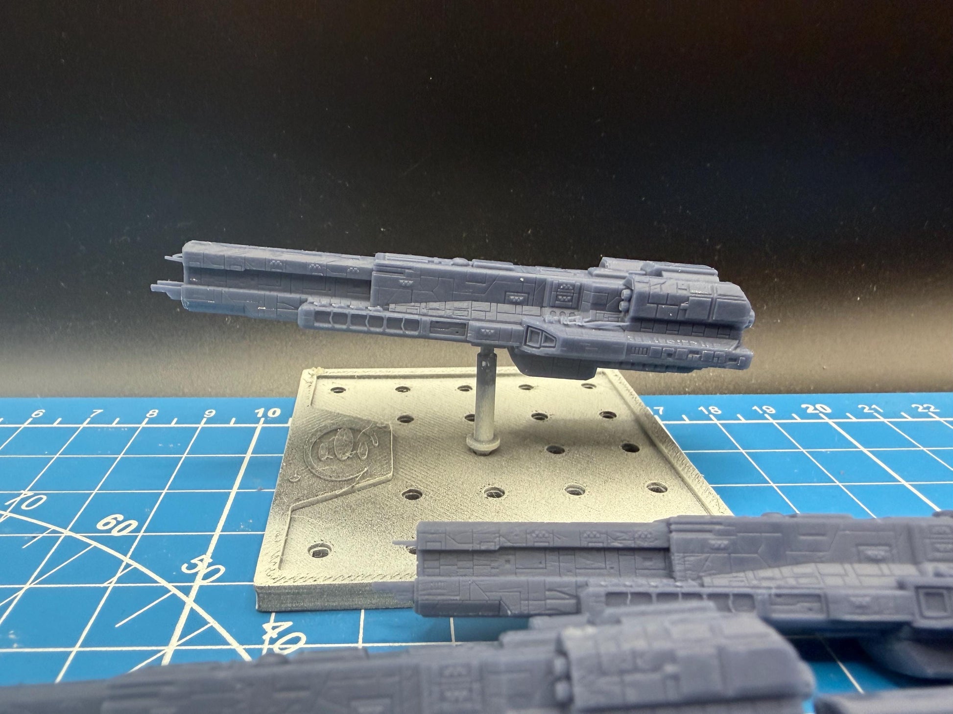 Halo Fleet Battles Proxy UNSC Eion Light Carrier Upgrade set for epic scale space games