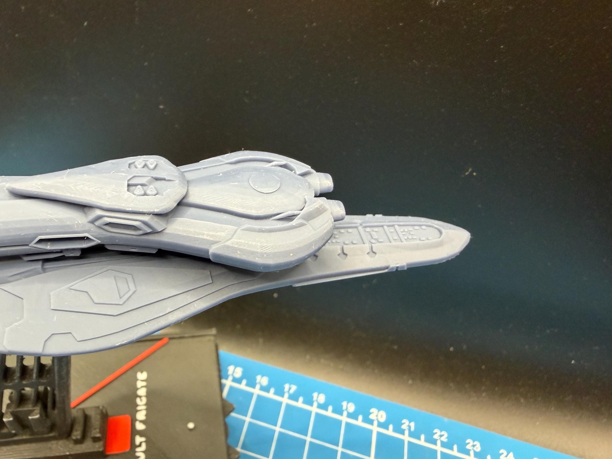 Covenant SSC Sword Corvette 1:10000 scale for Halo Armada Homebrew scale games 100mm