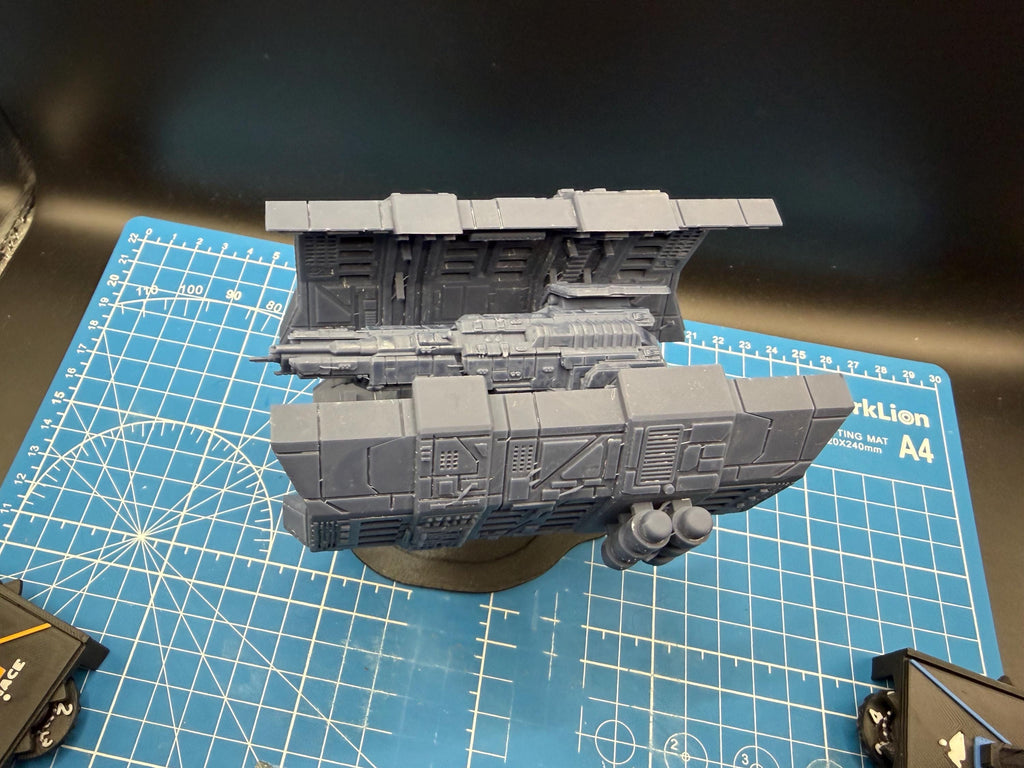UNSC Cruiser Shipyard Station for Star Wars Armada scale games 115mm