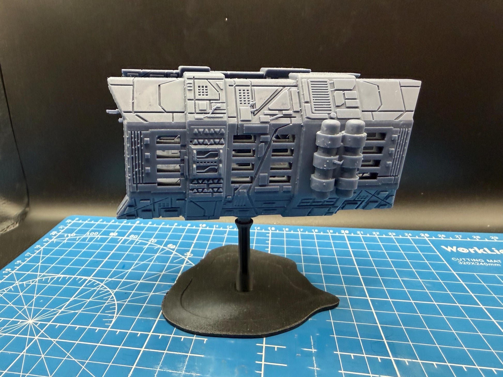UNSC Cruiser Shipyard Station for Star Wars Armada scale games 115mm