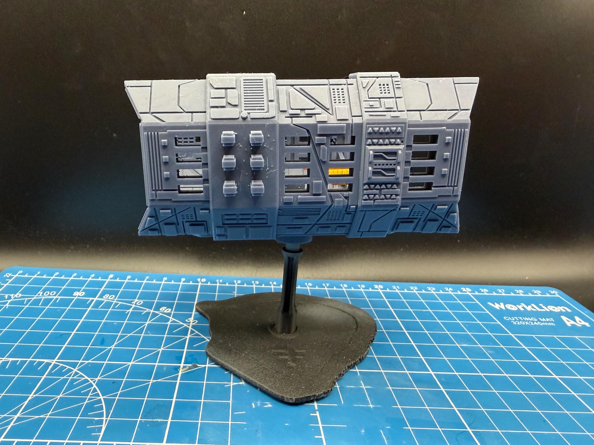 UNSC Cruiser Shipyard Station for Star Wars Armada scale games 115mm