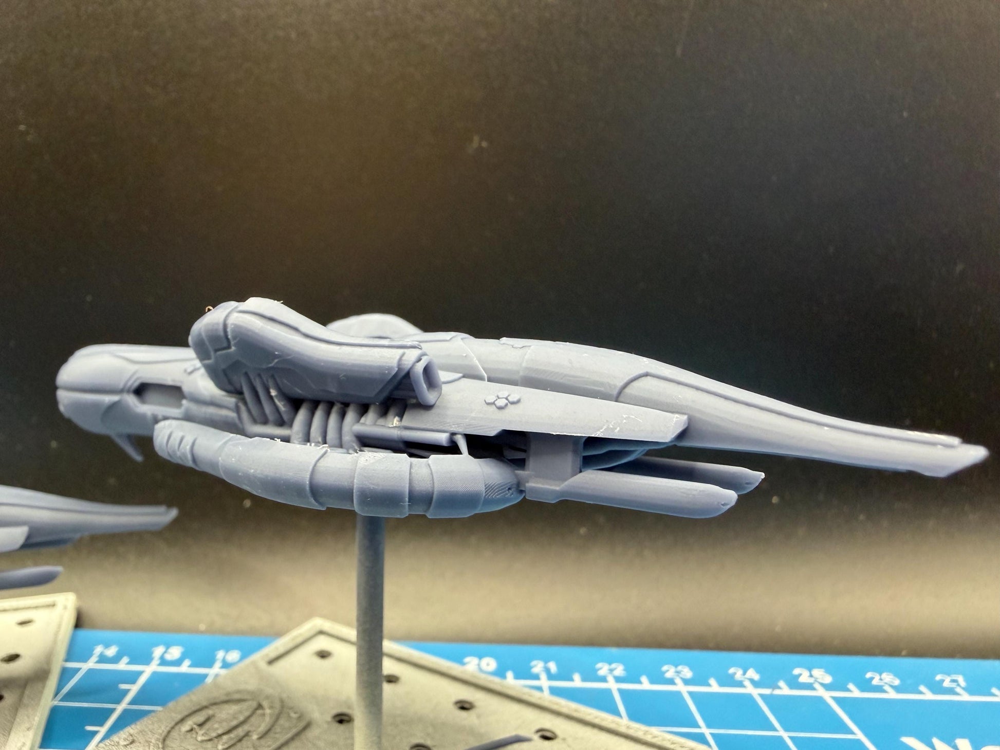 Halo Fleet Battles Covenant Hekar Taa Blockade Runner Upgrade set for epic scale space games
