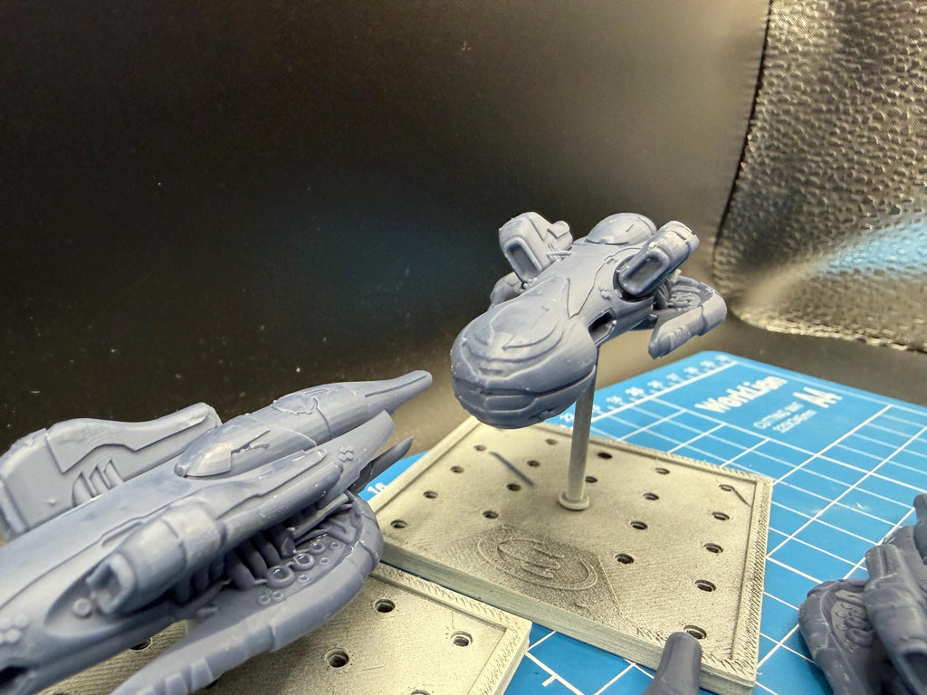 Halo Fleet Battles Covenant Hekar Taa Blockade Runner Upgrade set for epic scale space games
