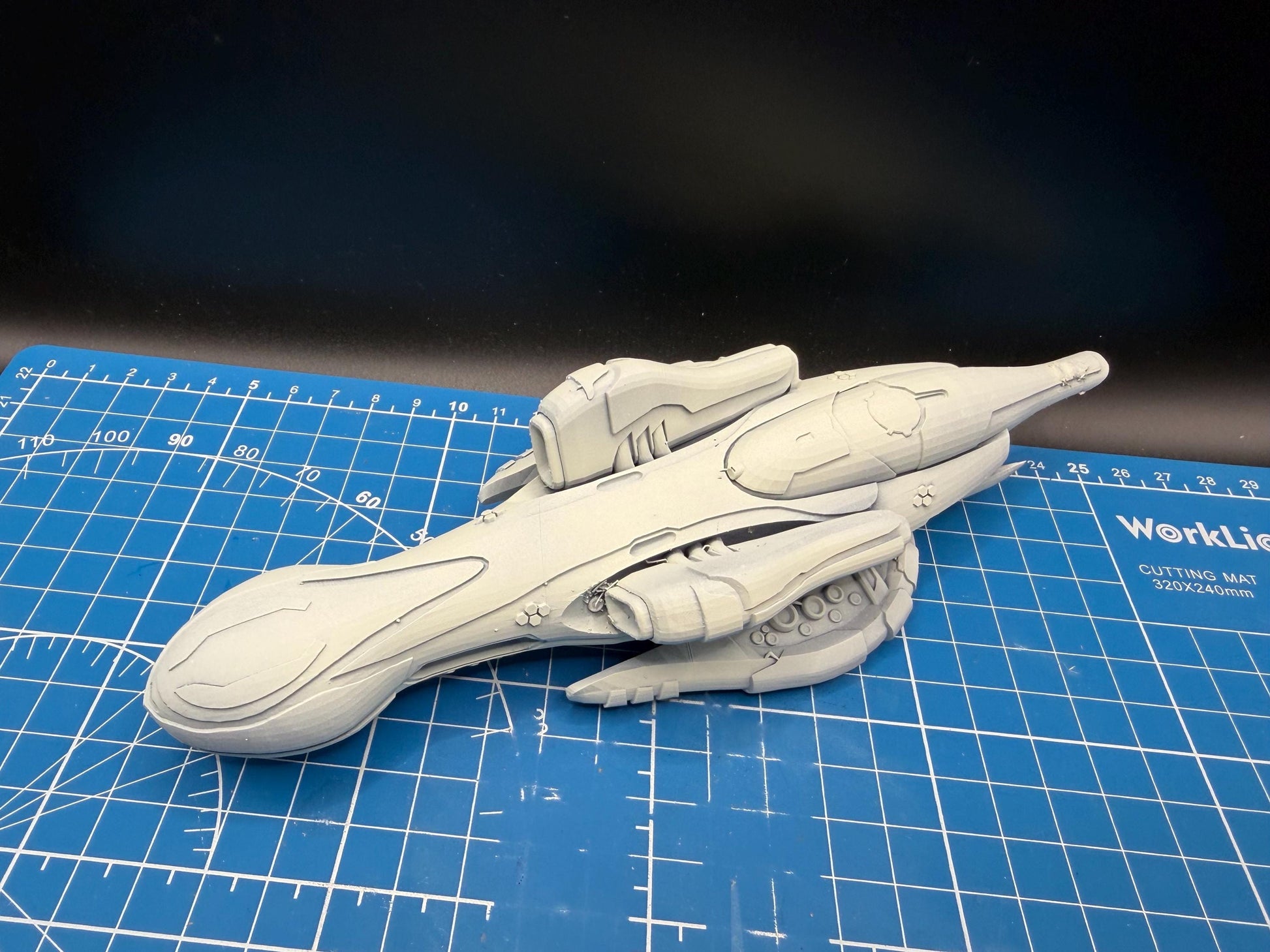 Covenant Hekar Taa Blockade Runner for Halo Armada 208mm