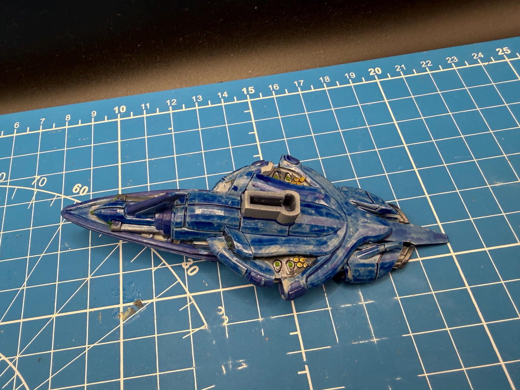 Covenant ADV-class Frigate 1:10000 scale for Halo Armada Homebrew scale games 100