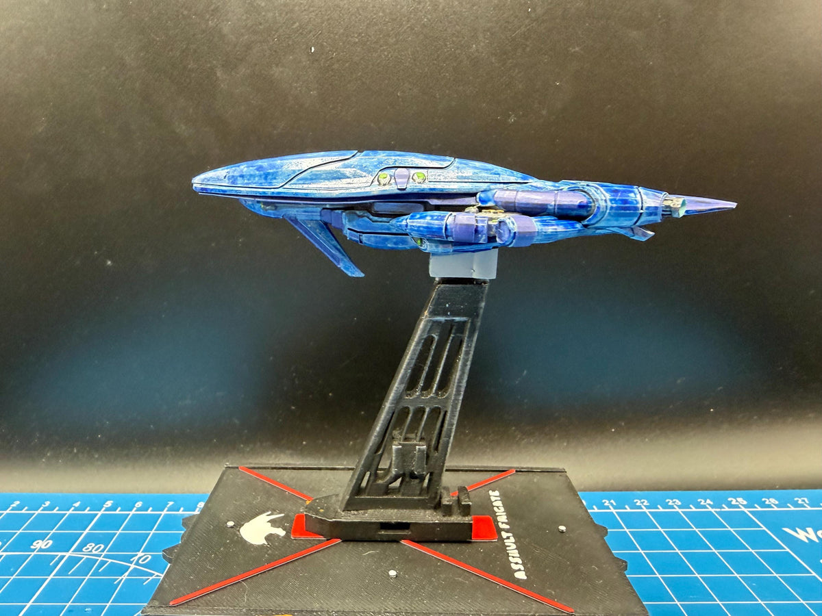 Covenant ADV-class Frigate 1:10000 scale for Halo Armada Homebrew scale games 100